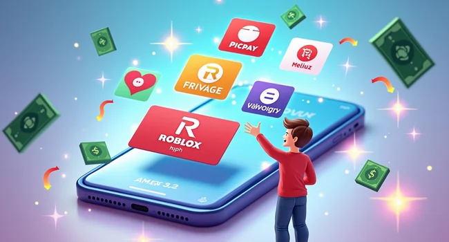 APPS QUE DAO ROBUX ROBLOX, COMO GANHAR ROBUS GRATIS